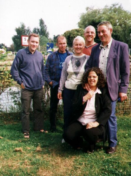 Left to right: Joe, Charlie, Zaida, Dan, Georgie and John