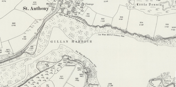 A Map of St Anthony, or Gillan Harbour