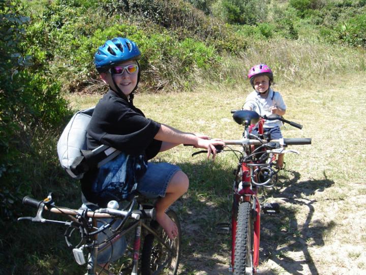 A bicycle ride back in 2006 with my boys