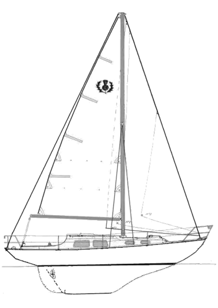 Line drawing of a Clansman 30
