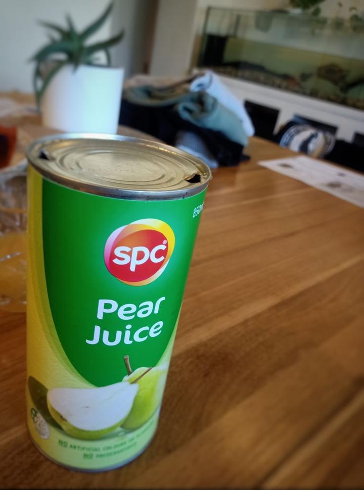 Tinned Pear Juice